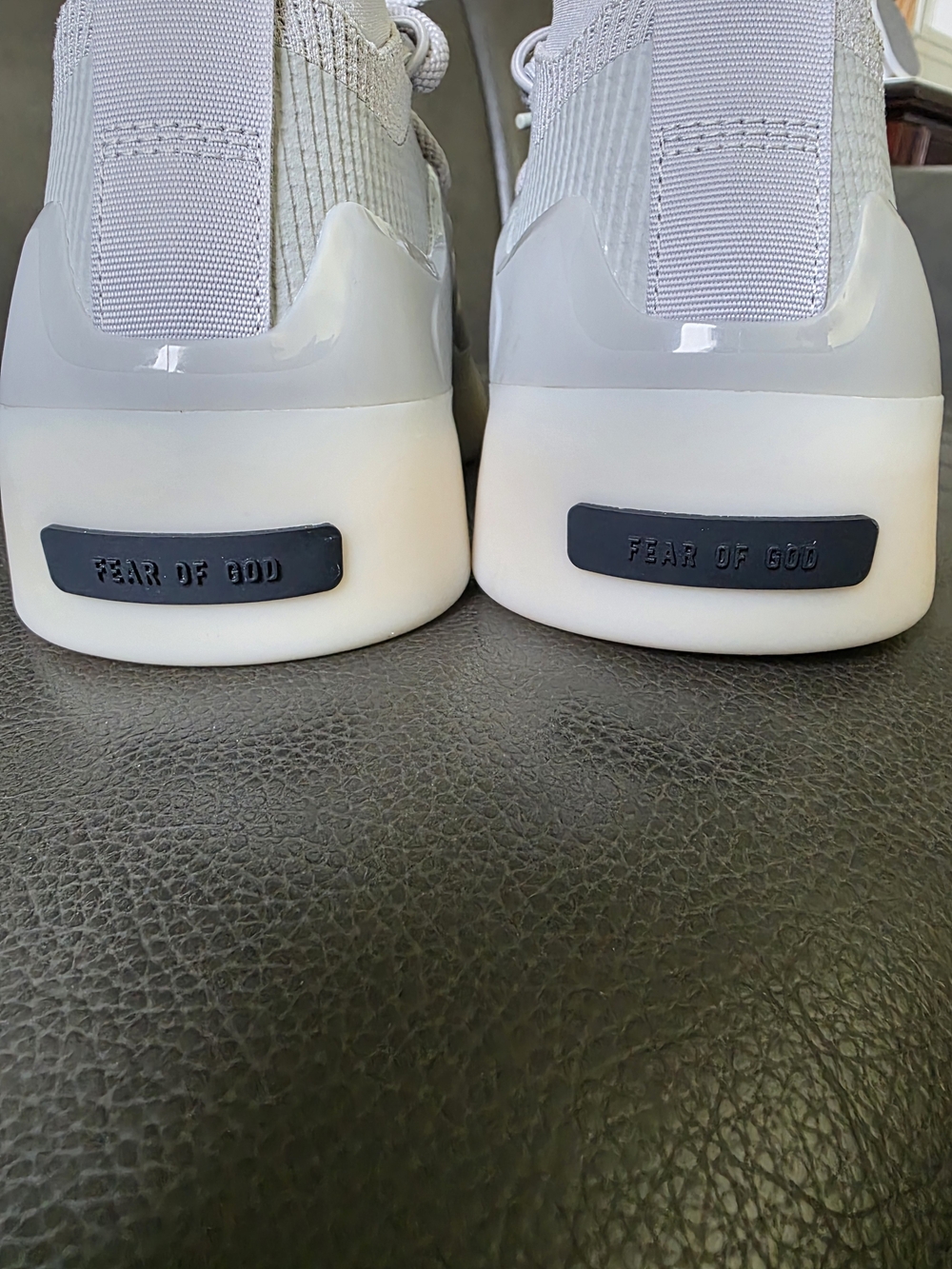 Adidas x Fear of God - Women's Grey High-Top Sneakers - size 6